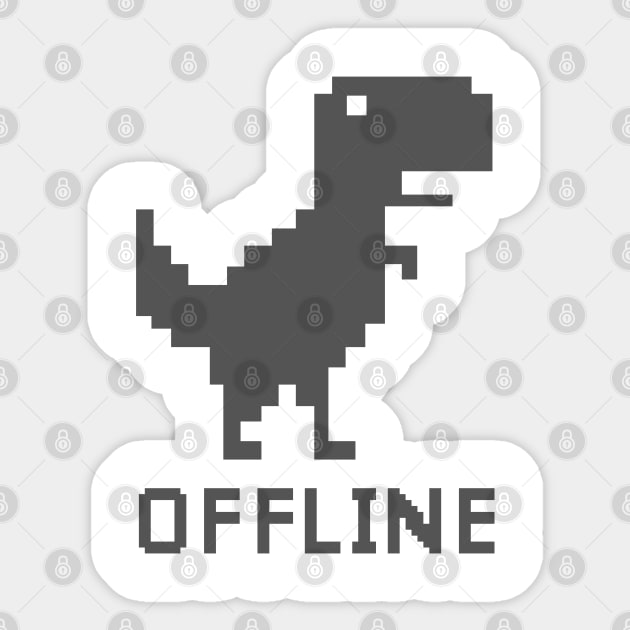 Offline Dinosaur Sticker by Meta Cortex